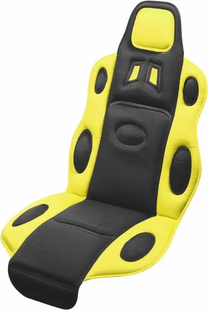 Potah sedadla RACE černo-žlutý Compass Expresní Doručení