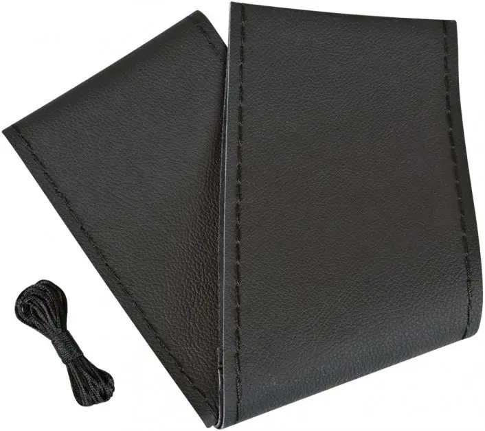 Potah volantu omotávka kůže PREMIUM černý 44-46cm Nízká Cena