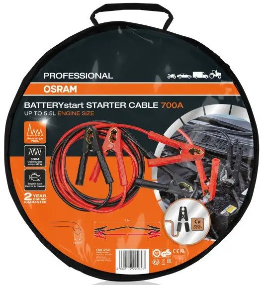 Rychlé Dodání Startovací kabel Osram, Professional STARTERcable OSC250