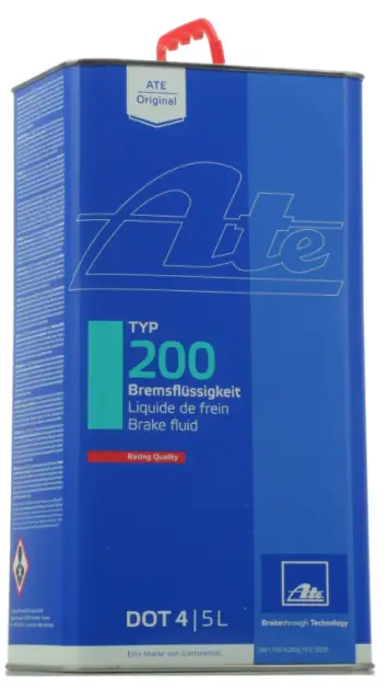 Brzdová kapalina ATE TYP 200 DOT 4, 5L Expresní Doručení