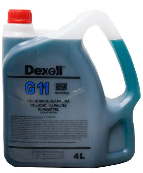 Bezpečná Platba Chladicí kapalina Dexoll Antifreeze G11 (modrý), 4L