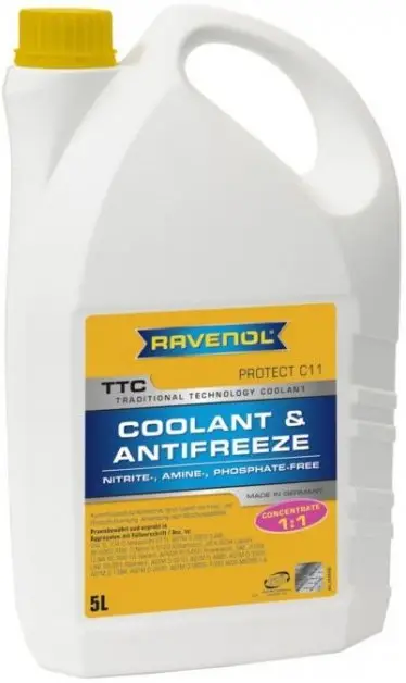 Jen Po Omezenou Doba Chladicí kapalina Ravenol Traditional Technology Coolant C11, 5L