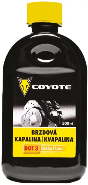 Sezónní Sleva Coyote brzdová kapalina DOT 3, 500ml