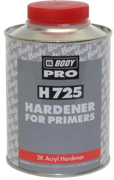 Tovární Cena HB BODY H725 Hardener For Primers Fast, 250ml