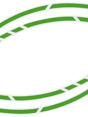 Sezónní Sleva Foliatec samolepící linka na obvod kola Racing, zelená
