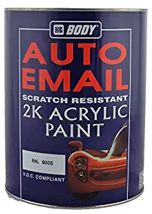 HB BODY Autoemail 2K Acrylic Paint Standard (610 zelená), 1L Výhodná Nabídka