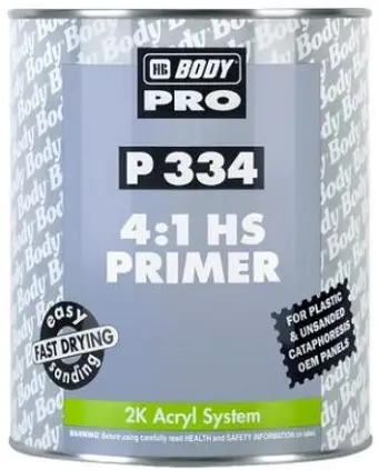 Nejlepší Volba HB BODY P334 4:1 HS Filling Primer (Grey), 4L