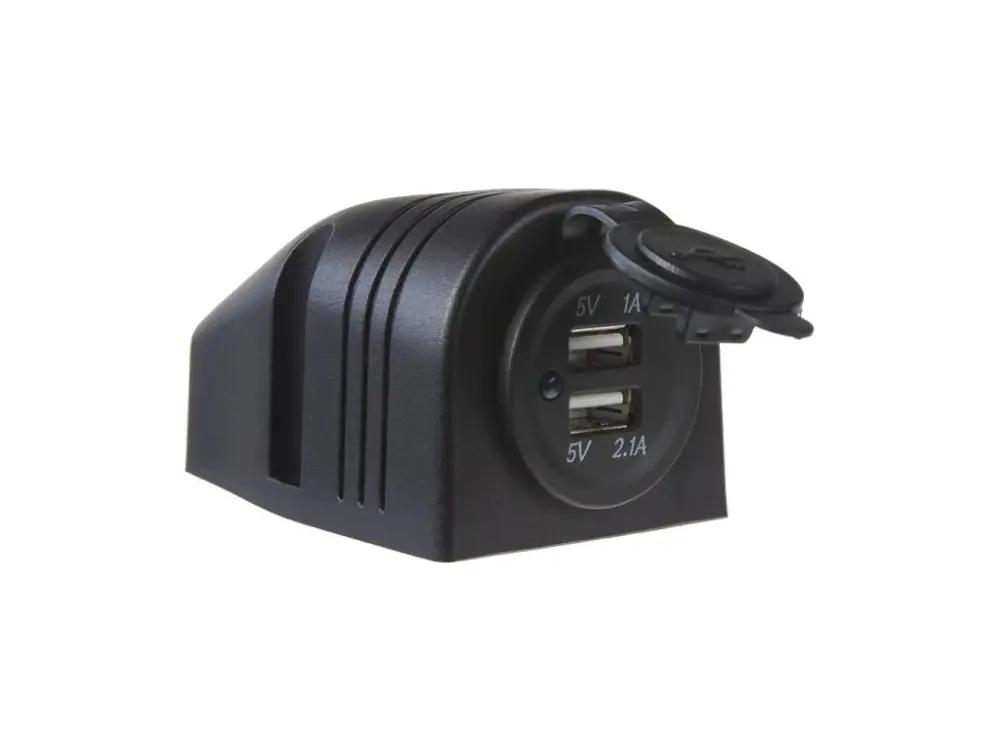 Vrácení Zdarma 2x USB zásuvka voděodolná v přídavném panelu