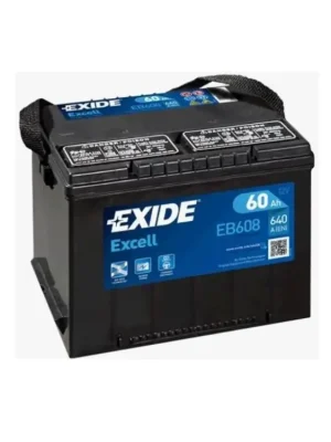 Nová Kolekce Autobaterie EXIDE Excell 12V 60Ah 640A EB608