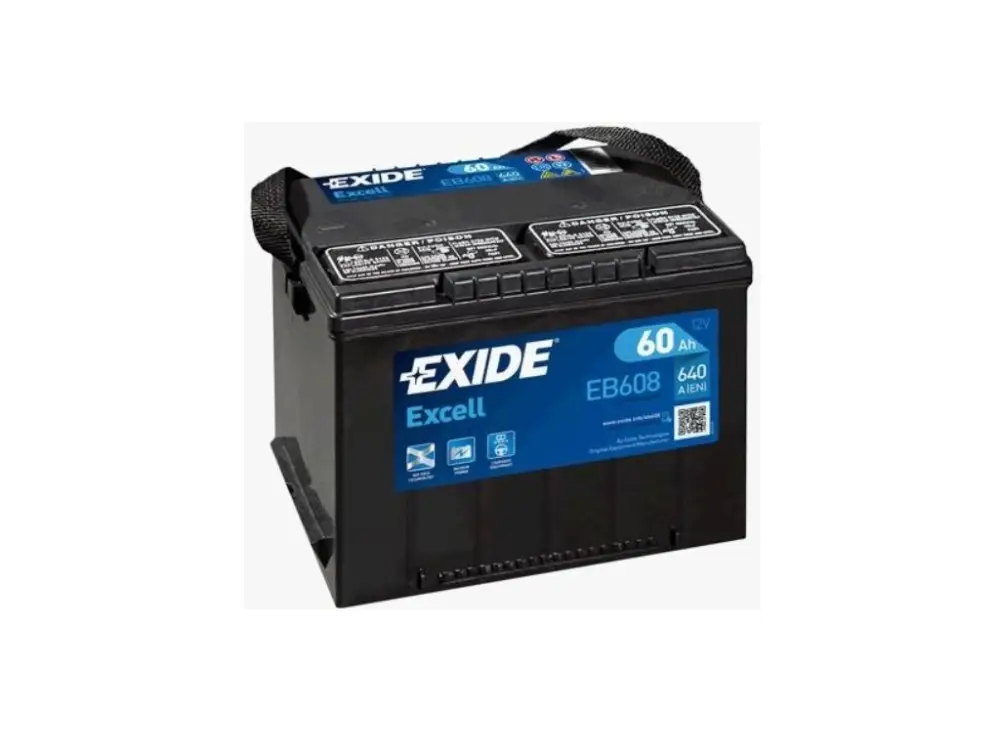 Nová Kolekce Autobaterie EXIDE Excell 12V 60Ah 640A EB608