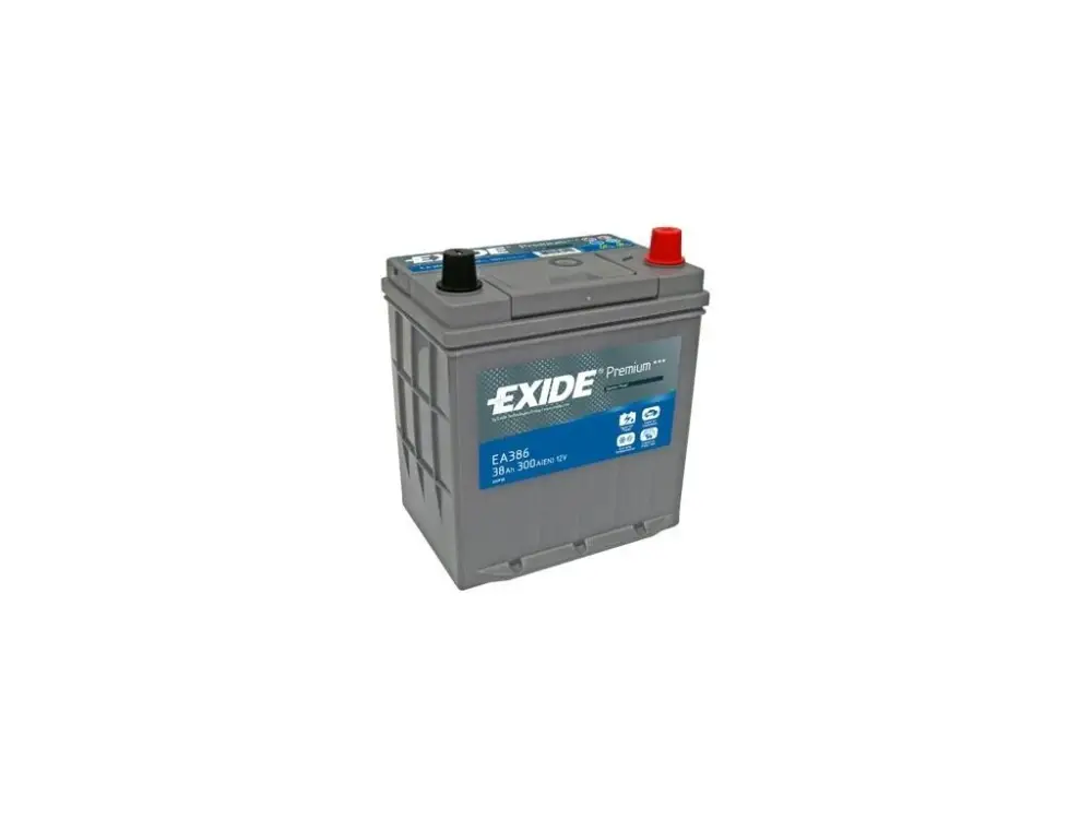 Tovární Cena Autobaterie EXIDE Premium 12V 38Ah 300A EA386