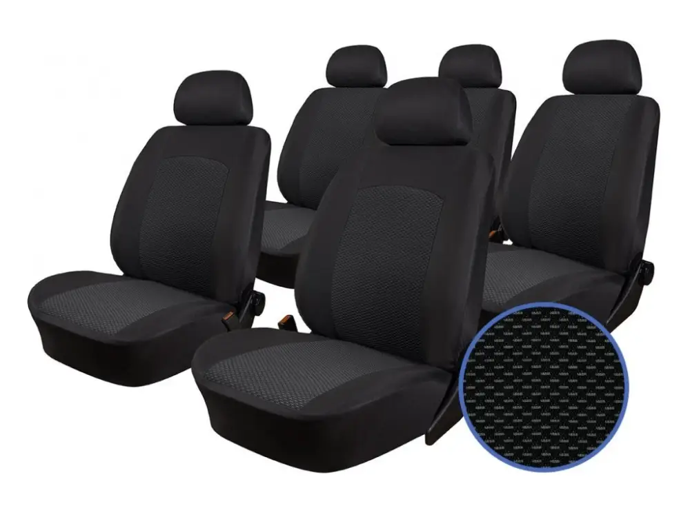 Dokud Zásoby Vydrží Autopotahy Ford C-Max I, od r.2003-2010, 5 míst, Dynamic žakar tmavý