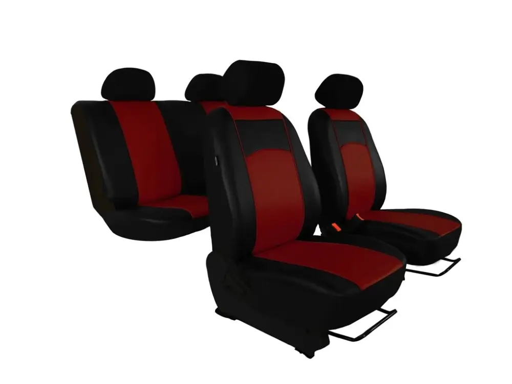 Koupit Online Autopotahy Volkswagen VW Crafter,3 místa, stolek, kožené TUNING, vínové