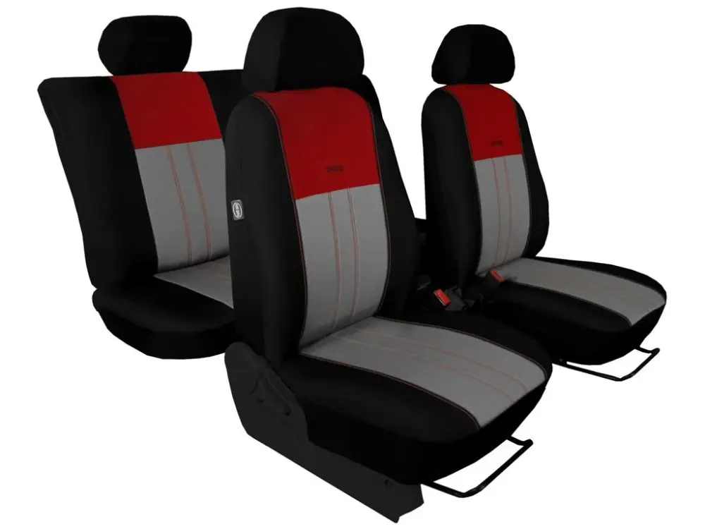Autopotahy VW TIGUAN II COMFORTLINE, ALLSPACE, od r. v. 2016, DUO vínovo šedé Zlevněný