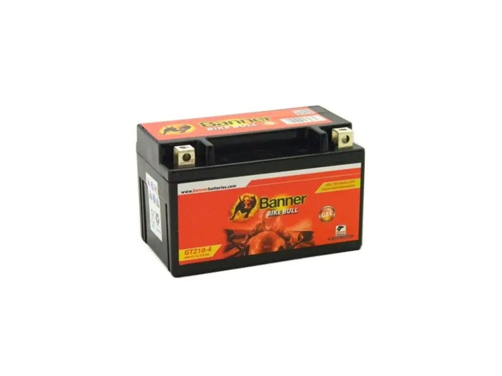 Vysoce Kvalitní Banner BIKE BULL GEL 50901 GTZ10-4 12V 9Ah 180A = YTZ10S