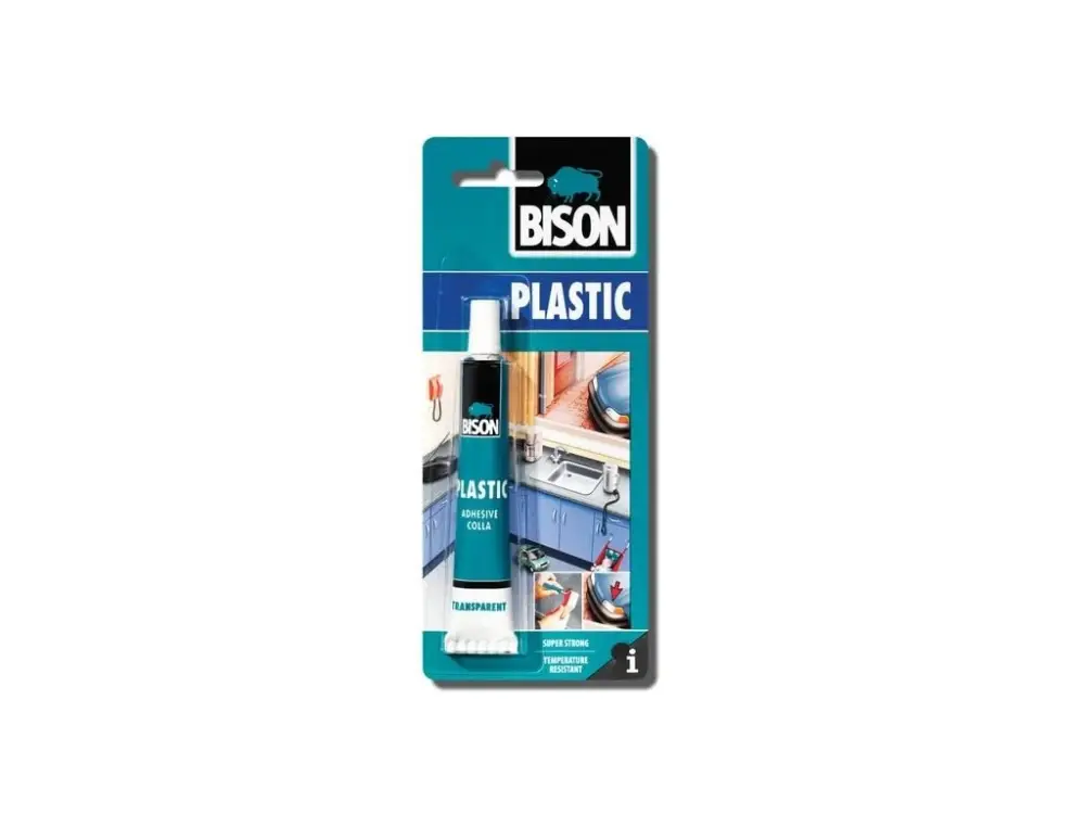 BISON PLASTIC lepidlo na studené svařování tvrdých plastů 25ml Oblíbený