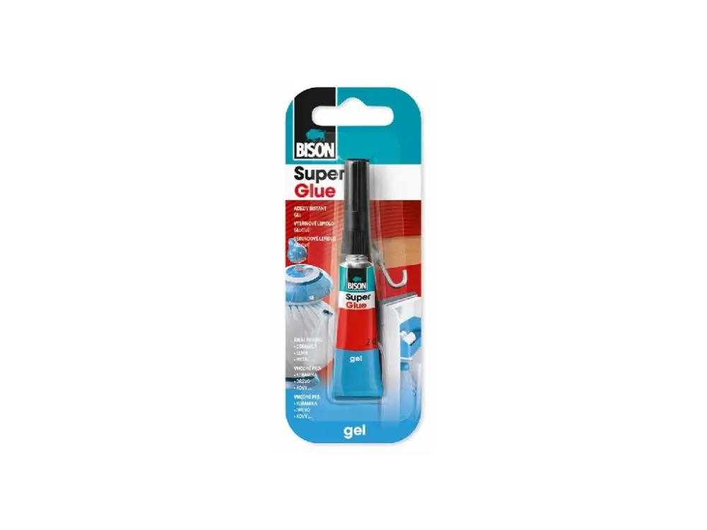Výhodná Nabídka Bison Super Glue Gel Vteřinové gelové lepidlo 2 g