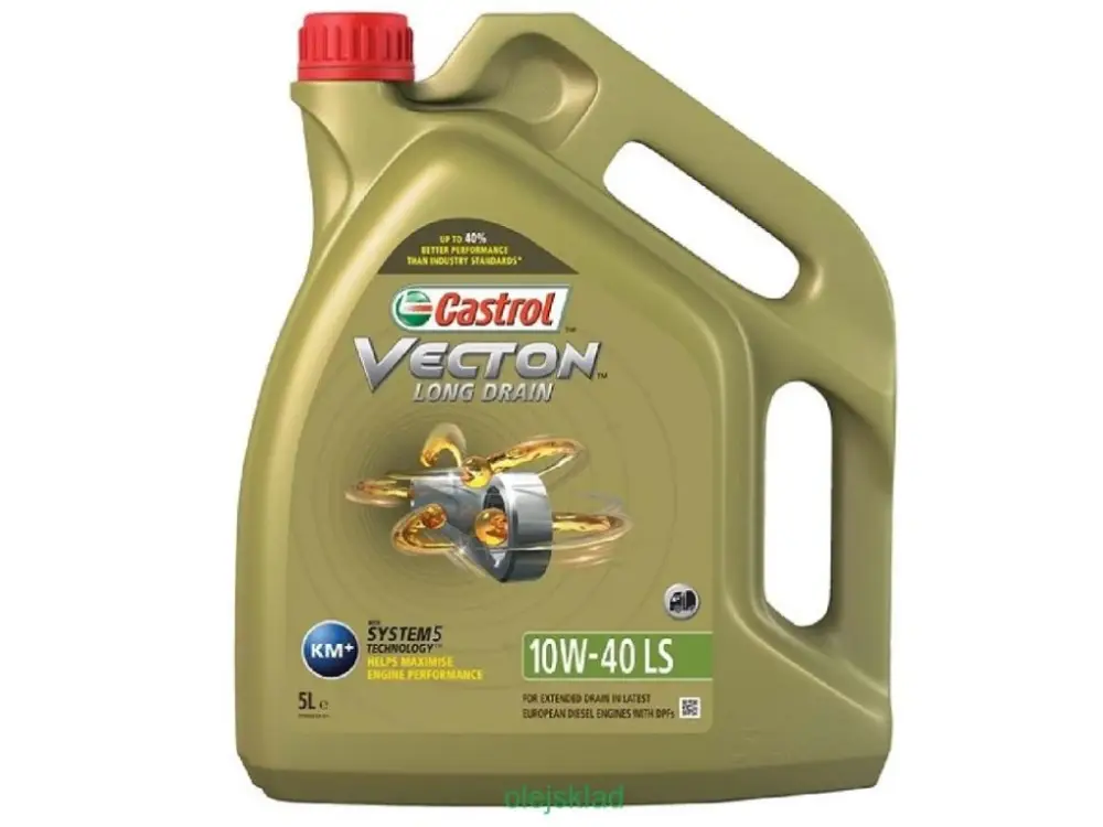 Castrol Vecton Long Drain 10W-40 E6/E9 motorový olej 5L Nejprodávanější