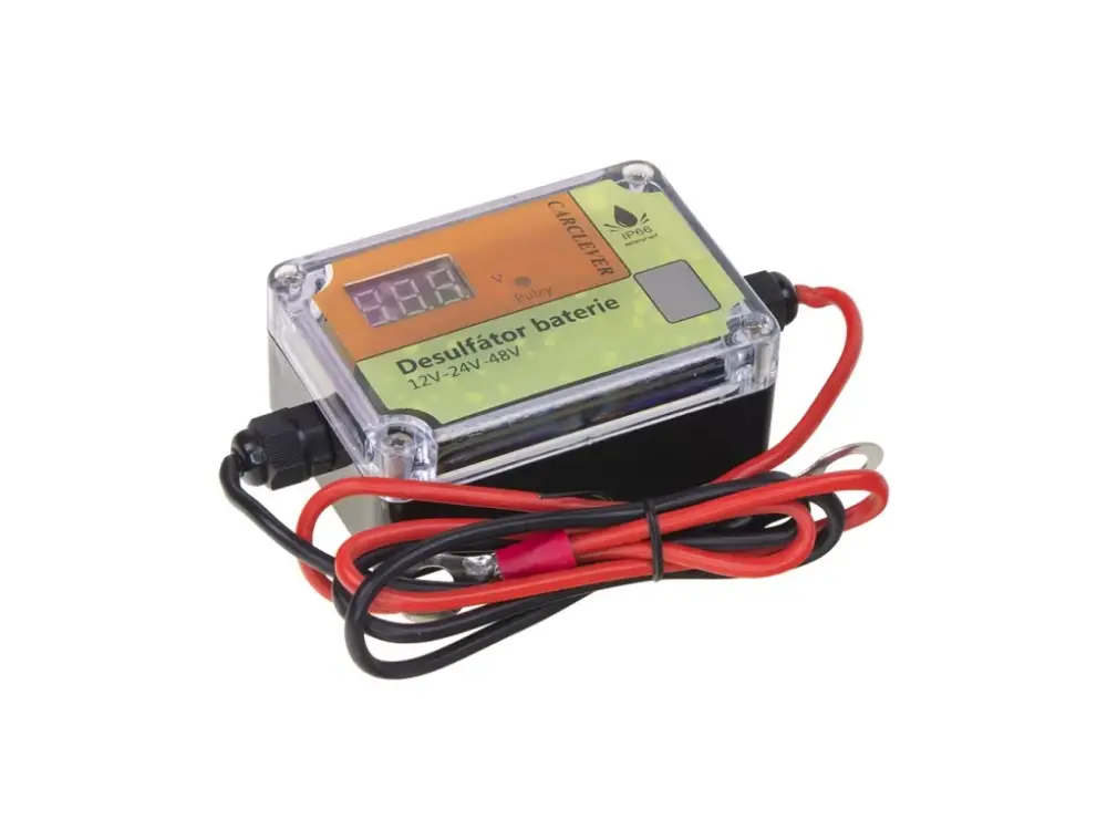 Desulfator CARCLEVER - oživovač baterií 12V-48V, 200Ah Oblíbený