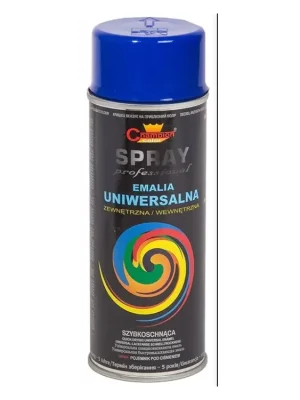 Vysoce Kvalitní CHAMPION COLOR - email barva universální modrá námořní sprej 400ml (RAL5002)