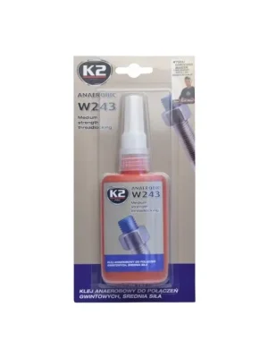 K2 ANAEROBNÍ LEPIDLOW243 - fixátor šroubových spojů 50 ml Rychlé Dodání