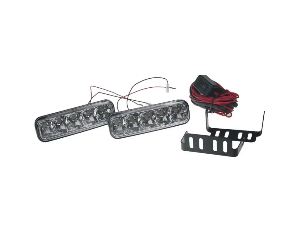 LED světla pro denní svícení, 146x44mm, ECE Levný