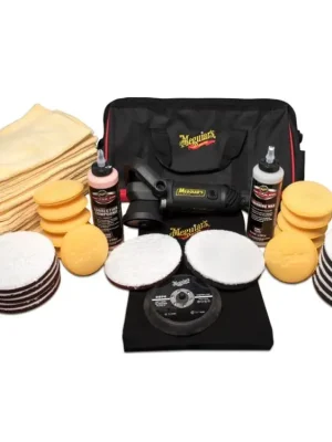 Pouze Dnes Meguiar's Professional DA Microfiber Complete Kit 5'' - kompletní 5palcová sada na profesionální renovaci laku, vč. orbitální leštičky Meguiar's MT310