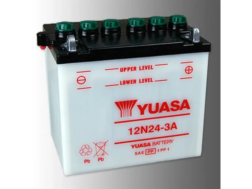 Motobaterie YUASA 12N24-3A 12V 24Ah Ověřený