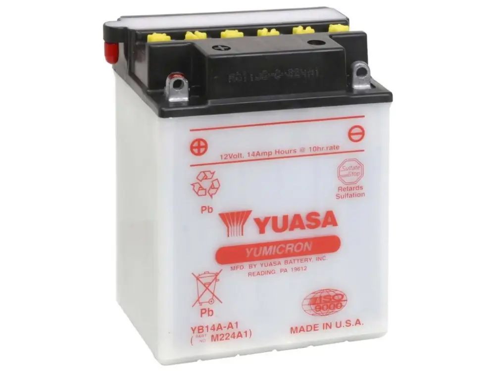 Motobaterie YUASA YB14A-A1 12V 14Ah Hit Sezóny