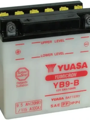 Motobaterie YUASA YB9-B 12V 9Ah Omezená Nabídka