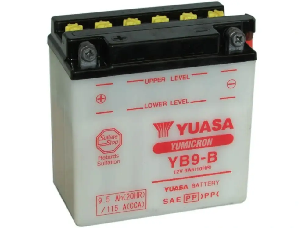 Motobaterie YUASA YB9-B 12V 9Ah Omezená Nabídka