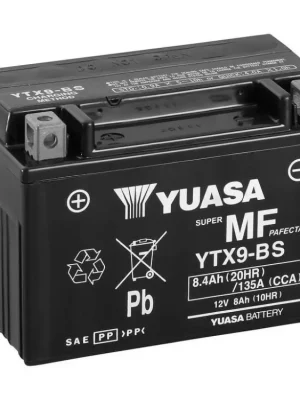 Motobaterie YUASA YTX9-BS 12V 8Ah 135A Nejlepší Cena