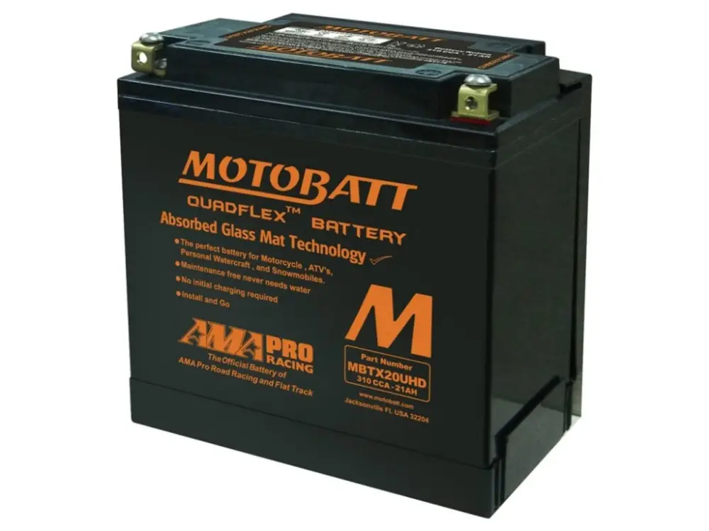 MotoBatt MBTX20UHD -21AH 310A 12V - Baterie přednabitá Víkendová Akce