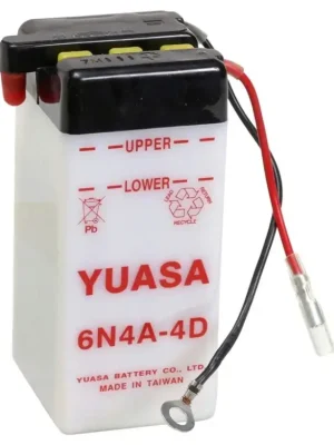 Motobaterie YUASA 6N4A-4D 6V 4Ah Nejlepší Volba