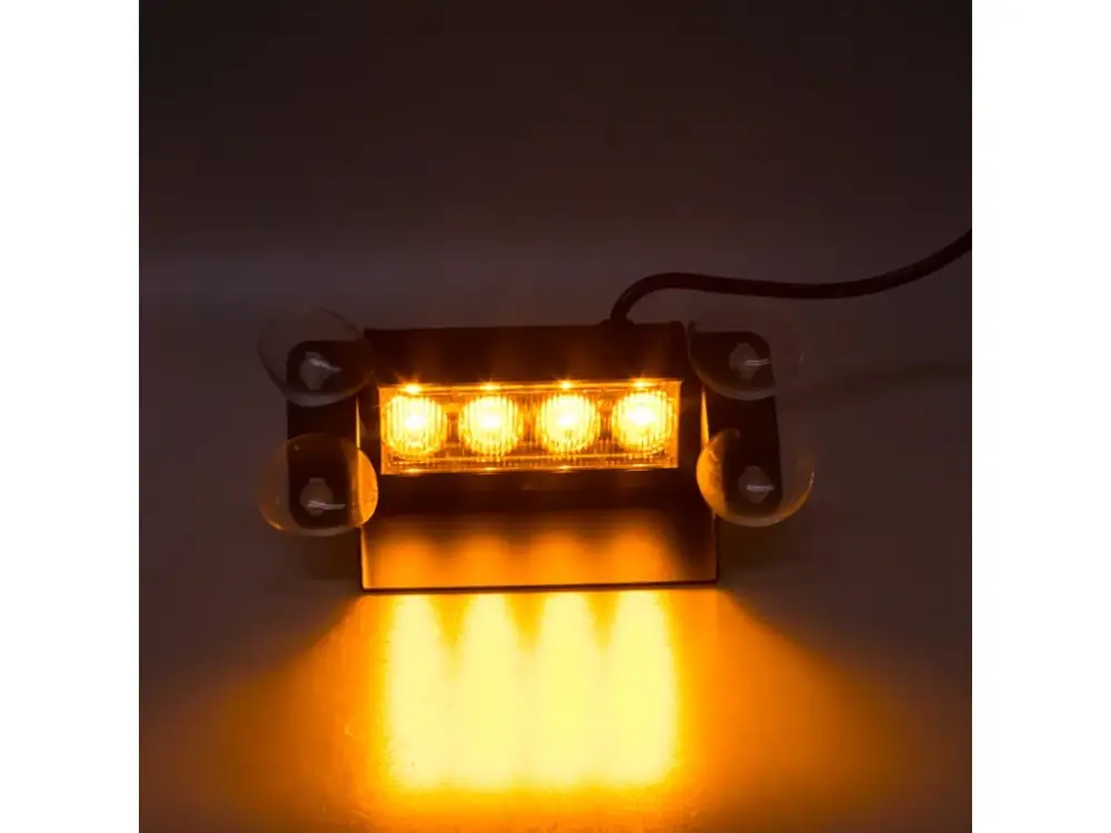 PREDATOR LED vnitřní, 4x3W, 12-24V, oranžový, 145mm Oblíbený