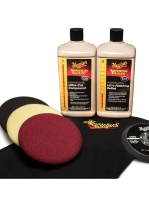 Meguiar's Mirror Glaze Soft Buff Kit 5" - kompletní 5palcová sada na profesionální renovaci laku Cenový Hit