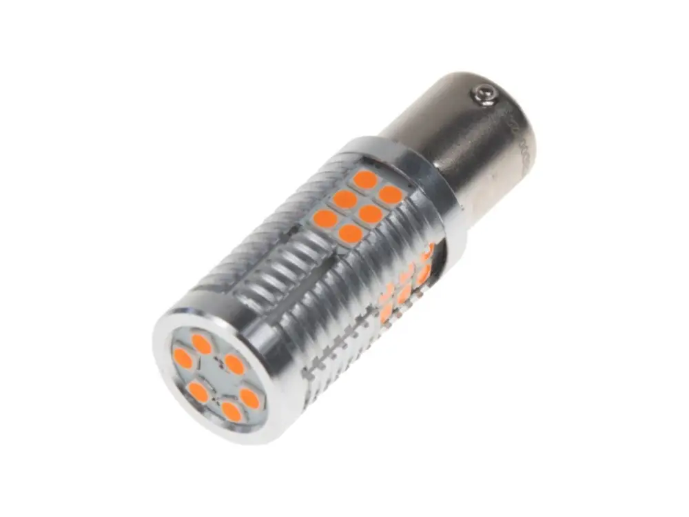 LED BAU15s oranžová, 12-24V, 30LED/3030SMD Cenový Hit