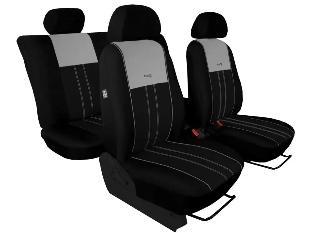 Autopotahy CITROEN C4 CACTUS, od r. 2014, DUO černo stříbrné Přímo Od Výrobce