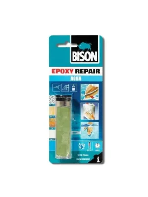Objednat Nyní BISON EPOXY REPAIR AQUAvoděodolná dvousložková epoxidová plastelína pro lepení pod vodou 56 g