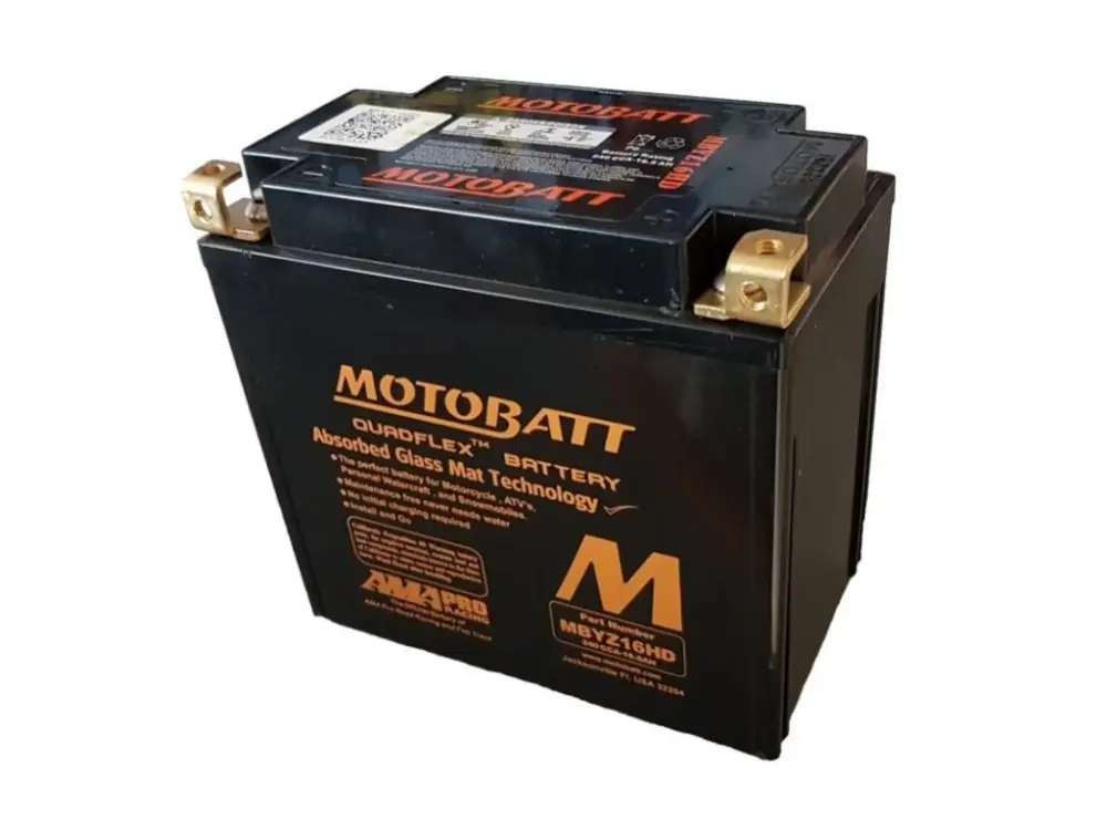 MotoBatt MBYZ16HD HD Quadra Flex 16 AH 12V- Baterie přednabitá Expresní Doručení