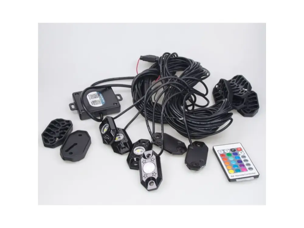 Koupit Online LED podsvětlení podvozku RGB 12V, Bluetooth, 24x3W