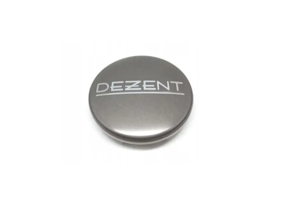 Ověřený Středová krytka kola - průměr 56/60mm(vnitřní,vnější) plast, logo Dezent gunmet (ZT2010) úchyt 2mm