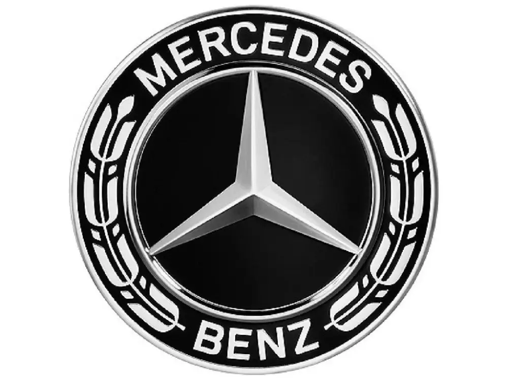 Odeslání Ihned Středová krytka kola - poklička průměr 69/75mm(vnitřní,vnější) Mercedes replika (A2224002200) černá chrom 1ks