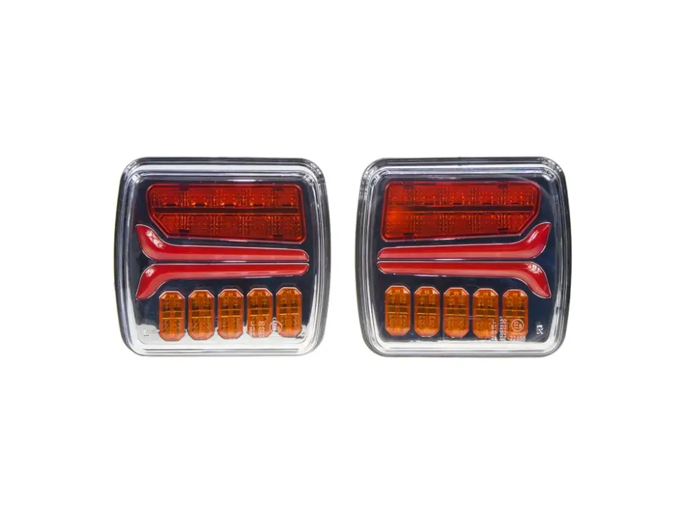 Sdružená LED lampa zadní s dynamickými blinkry 12/24V Akční Nabídka