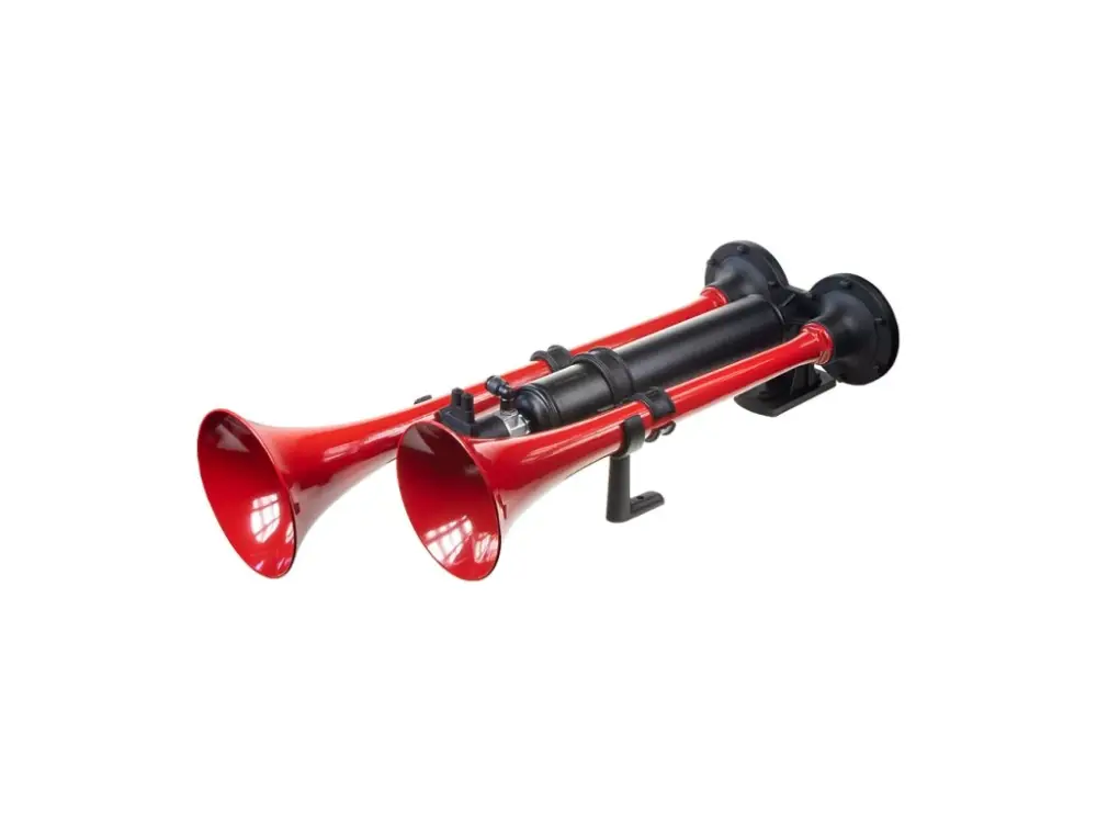 Výhodná Nabídka 2-tónová fanfára 600mm, červená, 24V bez kompresoru