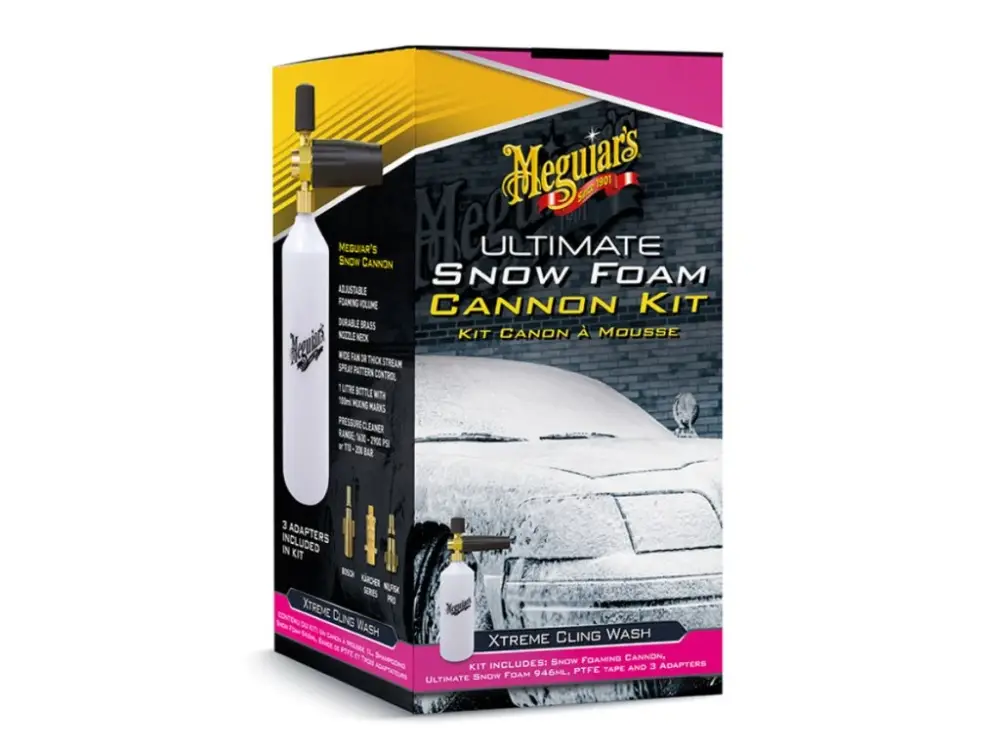 Zlevněný Meguiar's Ultimate Snow Foam Cannon Kit - sada napěňovače a autošamponu Meguiar's Ultimate Snow Foam, 946 ml