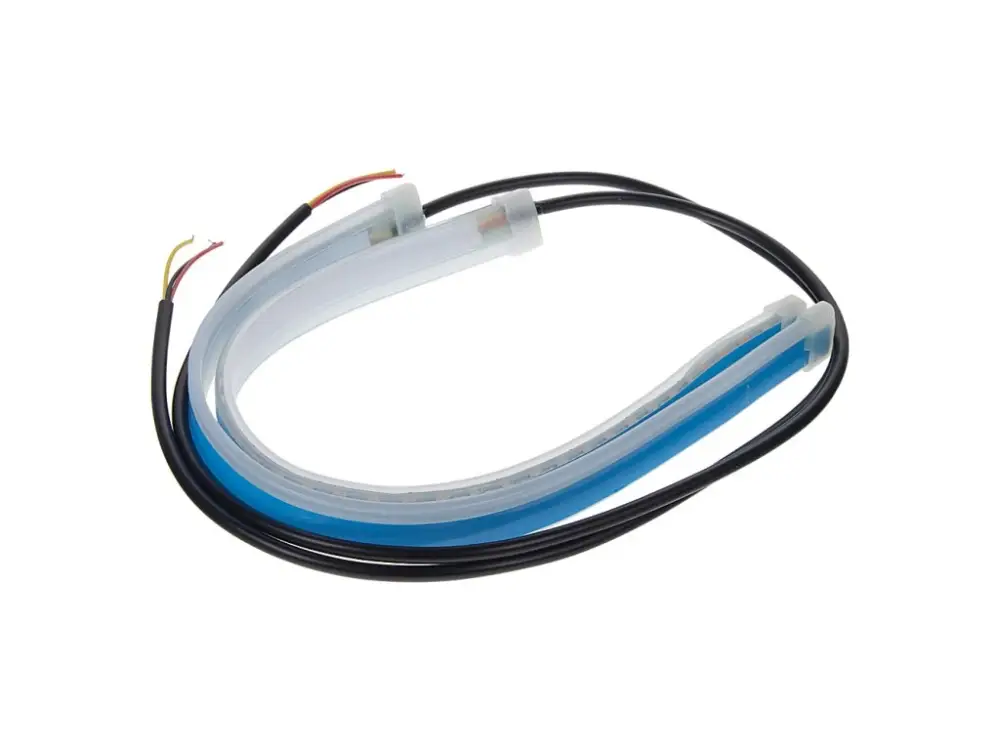 LED pásek, dynamické blinkry oranžová / poziční světla bílá, 30 cm Omezená Nabídka