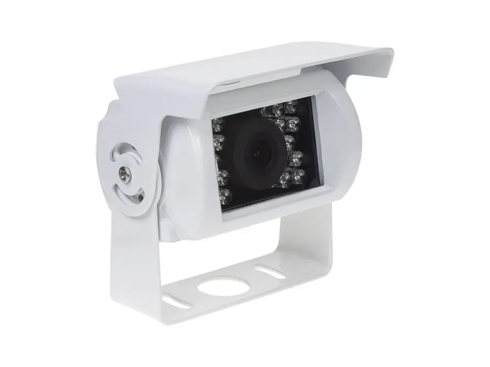 Kamera CVBS s IR světlem, vnější PAL / NTSC, bílá, 12-24V Tovární Cena