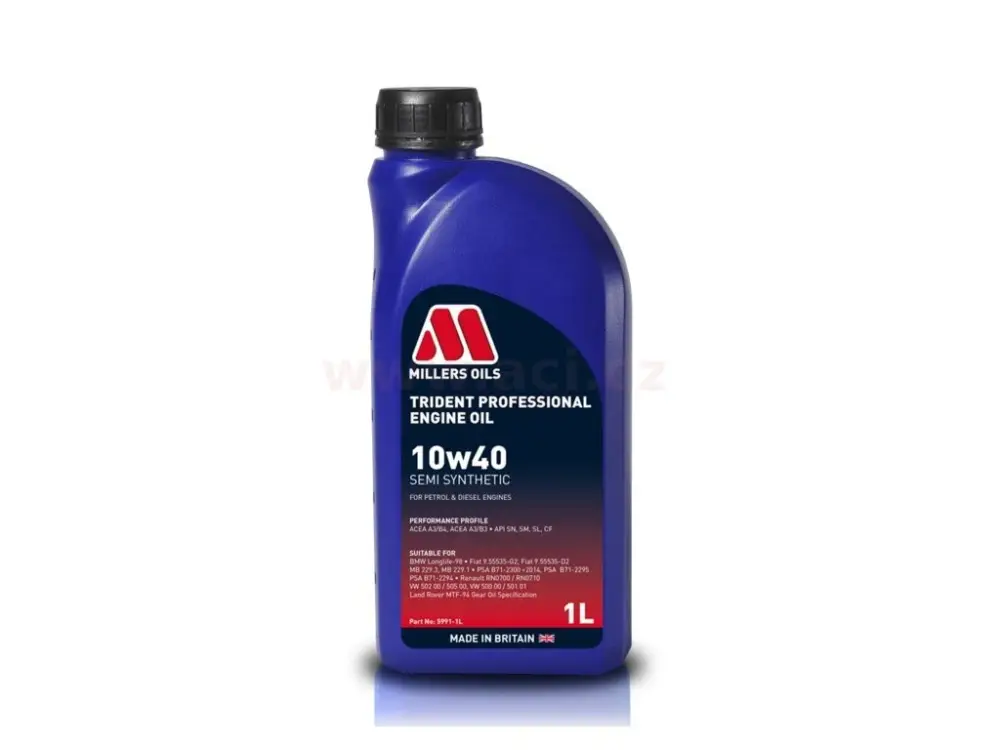 MILLERS OILS Trident Professional 10w40, polosyntetický, 1 l Nejlepší Cena