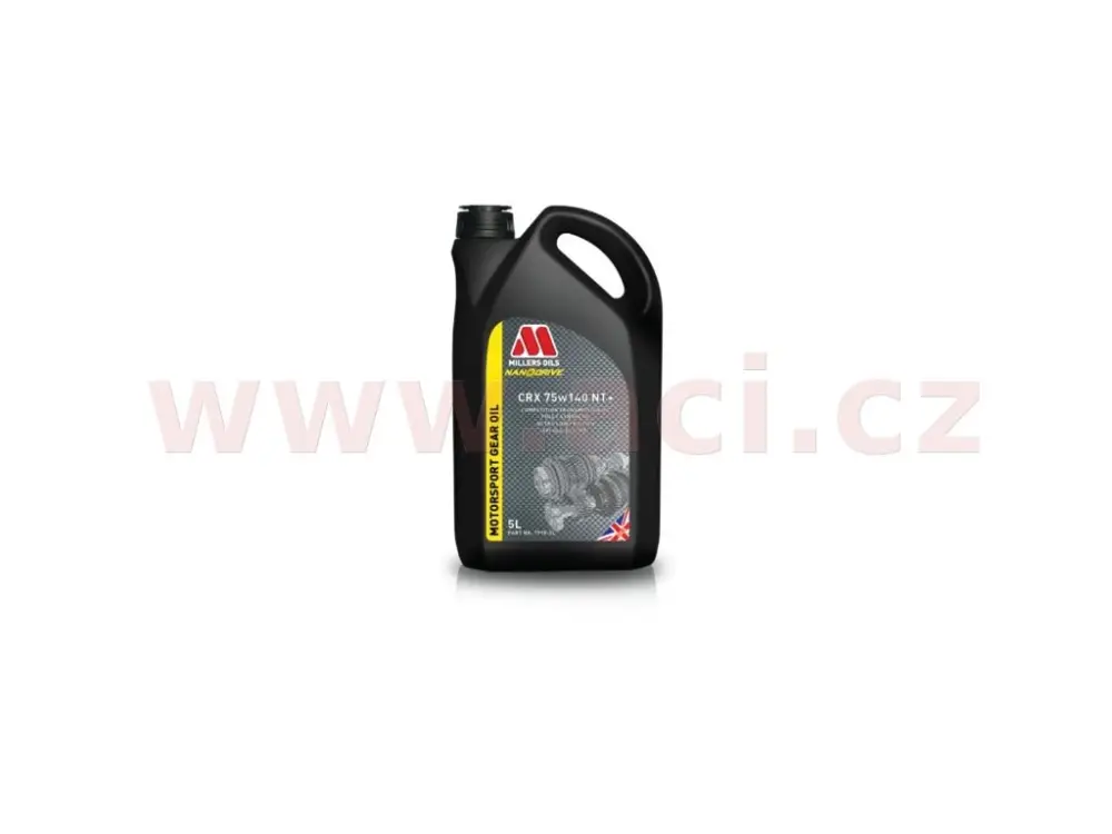 Objednat Nyní MILLERS OILS CRX 75w140 NT+ plně syntetický olej, pro synchronní převodovky a bezuzávěrové diferenciály 5 l